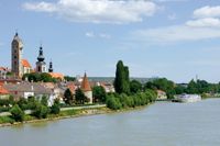 Donau_&Ouml;sterreich_Blick von Donau auf Krems